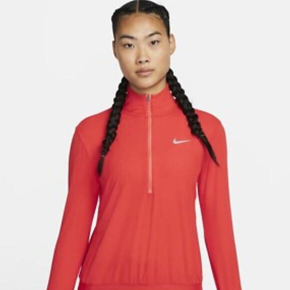 Nike Dri-Fit Half Zip Women's SZ S Workout Layering Workout Pullover - Picture 1 of 12